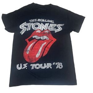 The Rolling Stones US Tour ‘78 Rock Music Concert T Shirt Size S